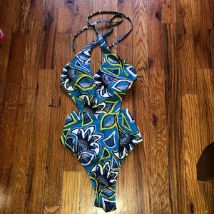 Aerie Halter Top Bathing Suit